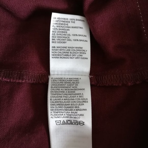 The North Face Womens Maroon Long Sleeve Hooded Full Zip Jacket Size M - Picture 8 of 8